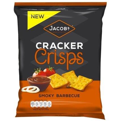 Jacobs Cracker Crisps Smokey BBQ 150g