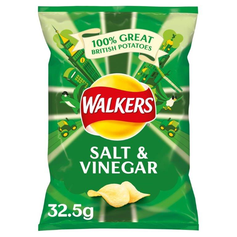 Walkers Crisps Salt & Vinegar 32.5g