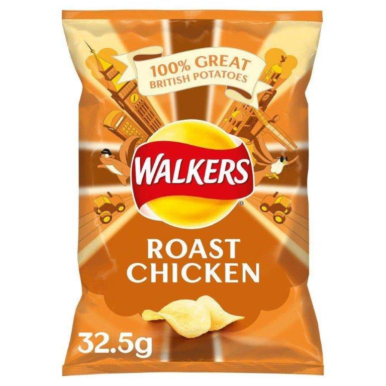 Walkers Crisps Roast Chicken 32.5g