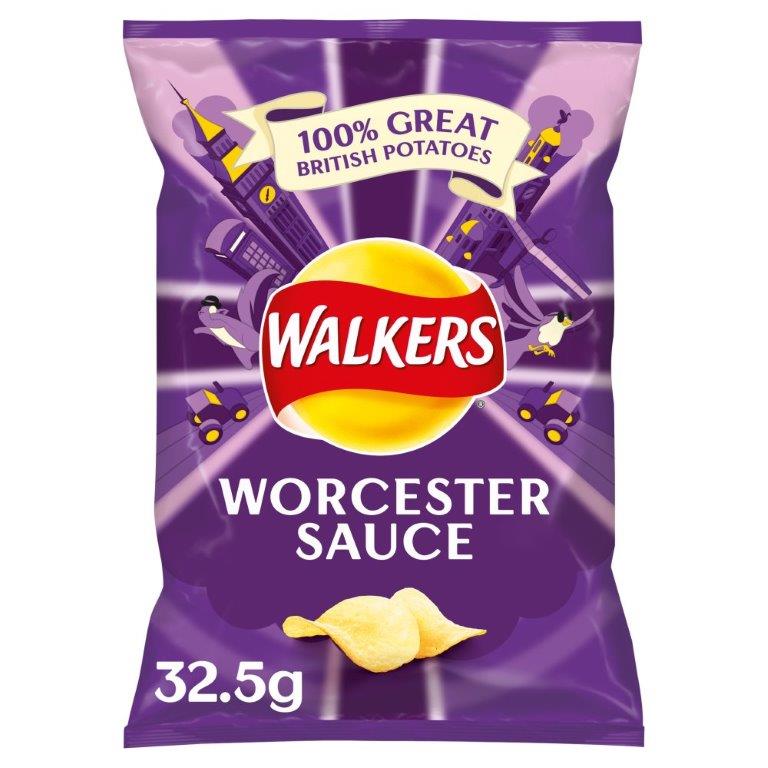 Walkers Crisps Worcester Sauce 32.5g