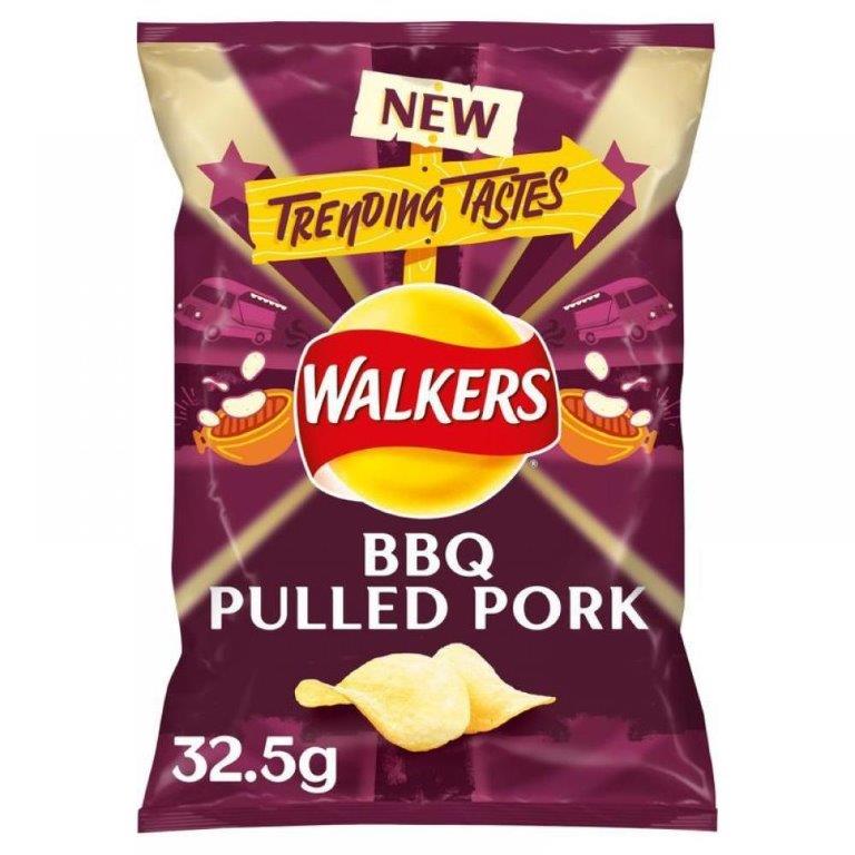 Walkers Crisps BBQ Pulled Pork 32.5g