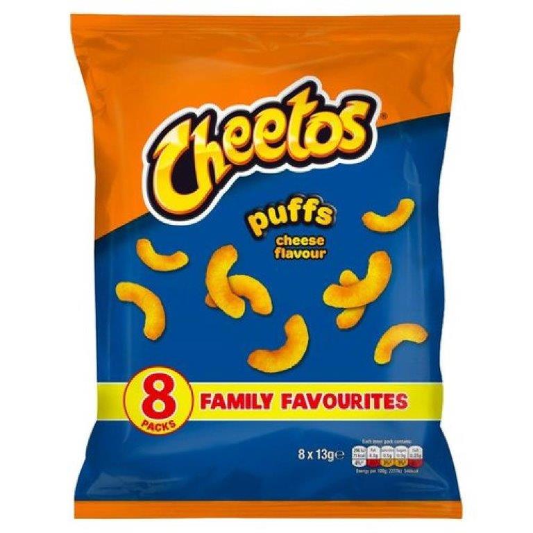 Cheetos Cheese Puffs 8pk (8 x 30g)