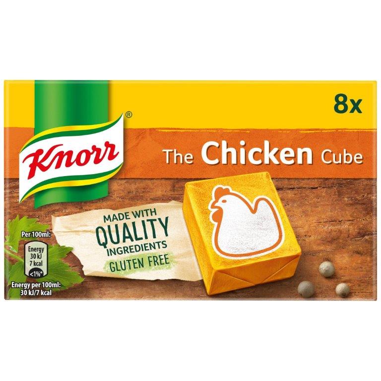 Knorr Stock Cubes Box Chicken 8's (8 x 10g)