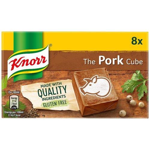 Knorr Stock Cubes Box Pork 8's (8 x 10g)