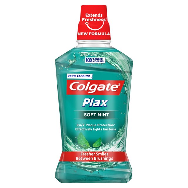 Colgate Mouth Wash Plax Soft Mint (No-Alcohol) 250ml