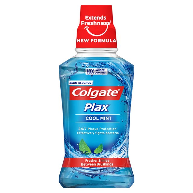Colgate Mouth Wash Plax Cool Mint (No-Alcohol) 250ml