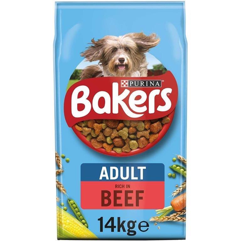 Bakers Adult Beef 14 Kg 14kg