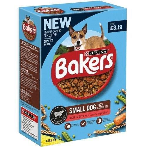 Bakers Small Dogbf&Veg £3.19 Pmp 1.1kg