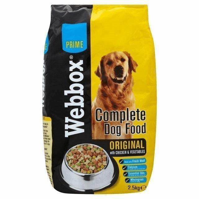 Webbox Complete Dog Food Chicken & Veg 2.5kg