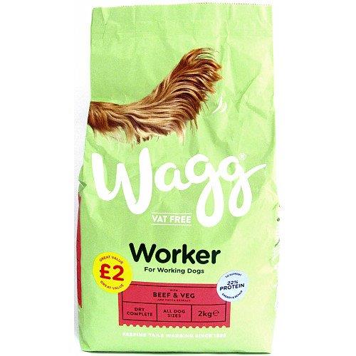 Wagg Complete Worker Beef 2kg PM £2