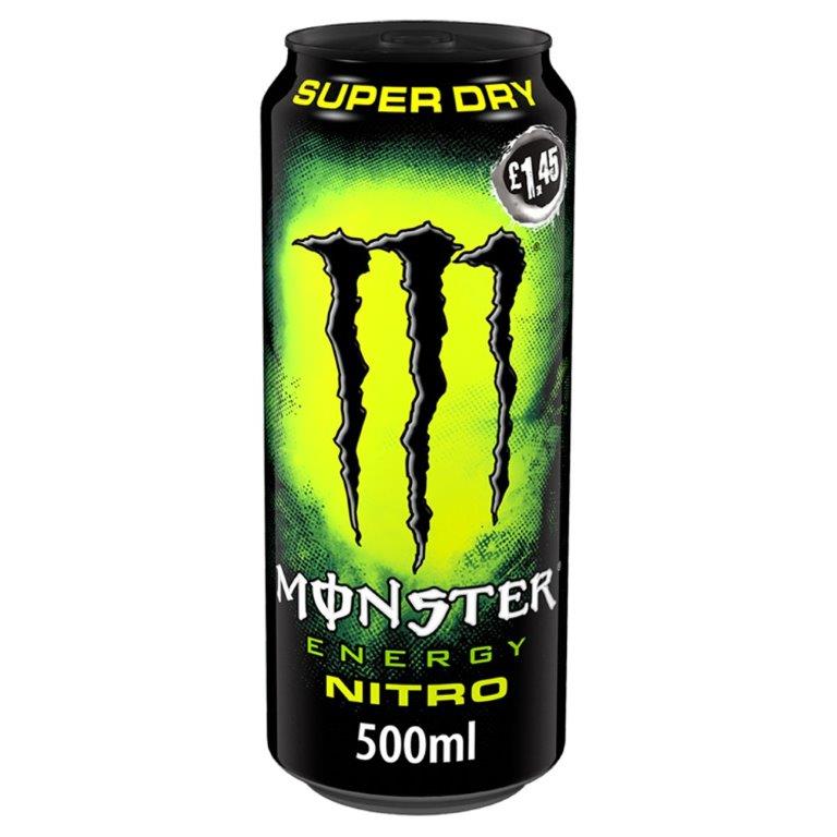 Monster Energy Nitro Super Dry 500ml PM £1.49