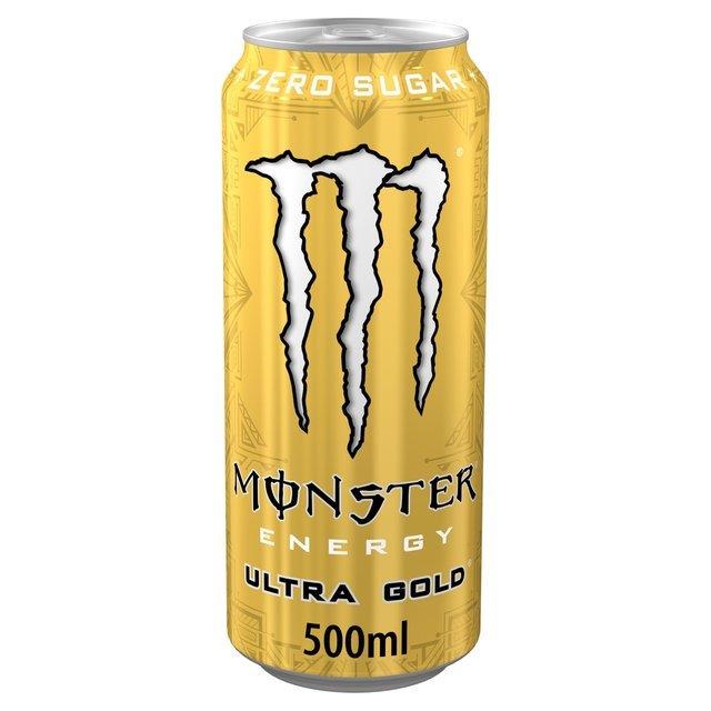 Monster S/F Ultra Gold 500ml PM £1.39 NEW