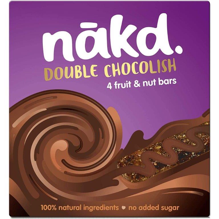 Nakd Drizzled Double Chocolish 4pk (4 x 35g)
