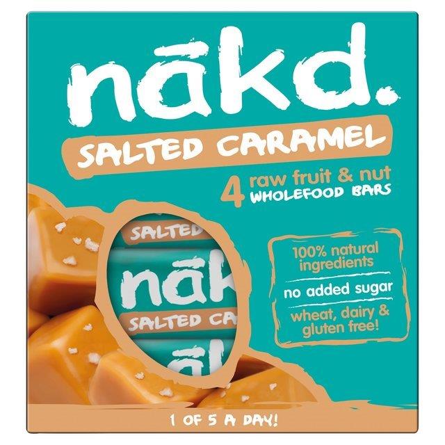 Nakd Salted Caramel 4pk (4 x 35g)