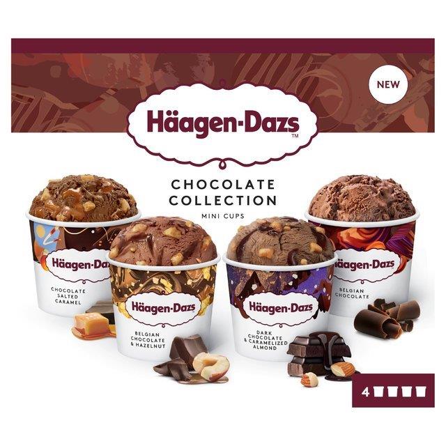 Haagen-Dazs Chocolate Collection 4pk (4 x 95ml)