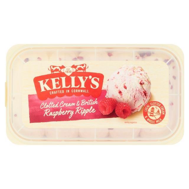 Kellys Raspberry Clotted Cream 950ml