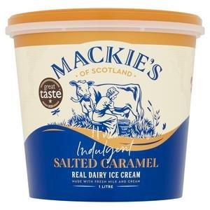 Mackies Indulgent Salted Caramel 1L