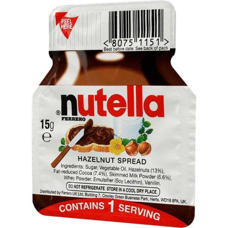 Nutella Single Portions 15g