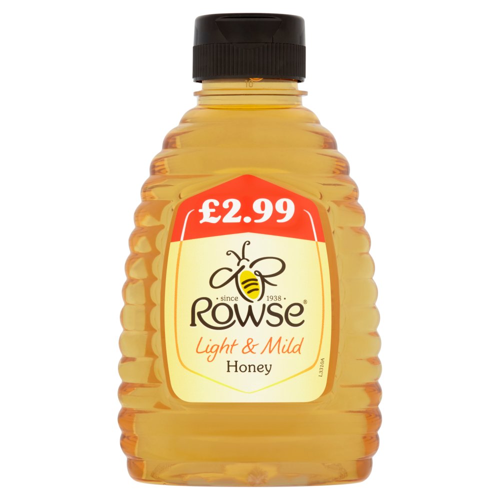 Rowse Light & Mild Honey Squeezy Bottle 340g PM £2.99