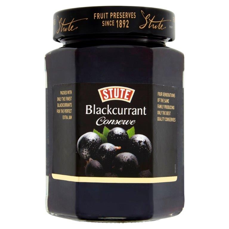 Stute Conserve Blackcurrant Extra Jam 340g