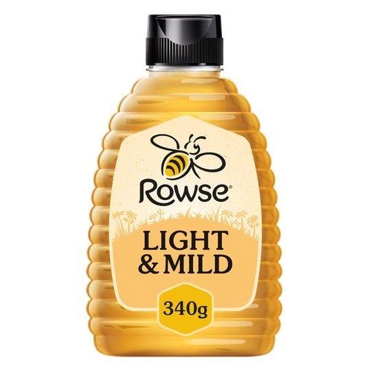 Rowse Light & Mild Honey Squeezy 340g