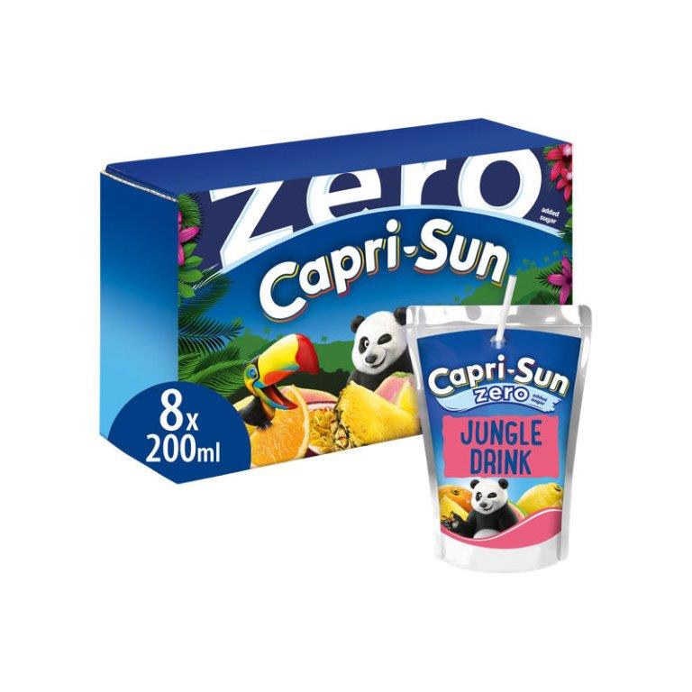Capri Sun Zero Jungle 8pk (8 x 200ml)