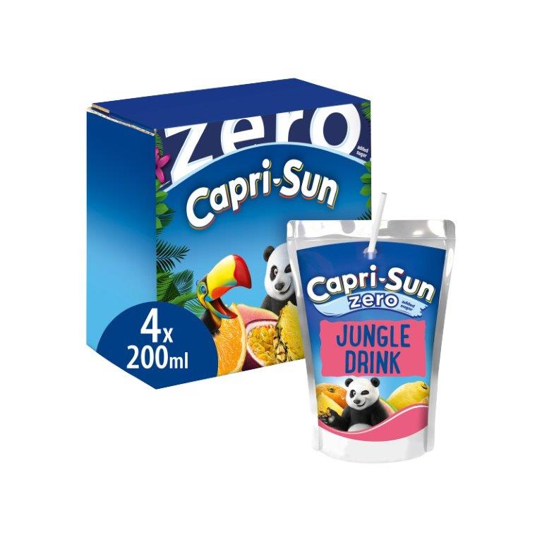 Capri Sun Zero Jungle 4pk (4 x 200ml)