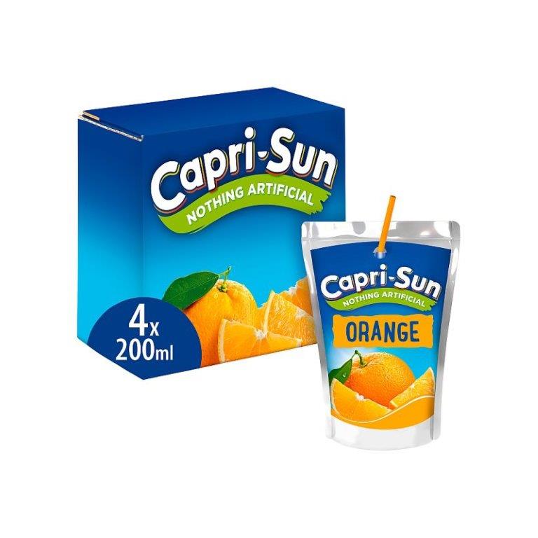 Capri Sun Orange 4pk (4 x 200ml)