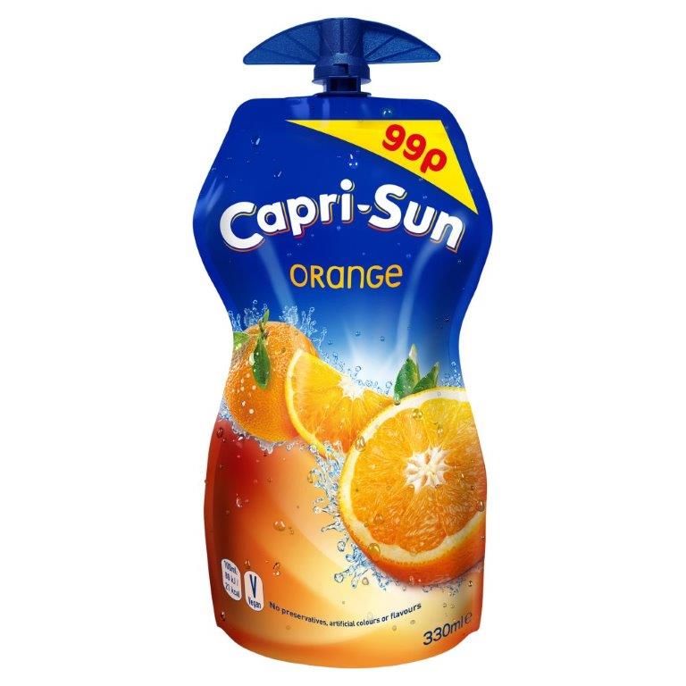 Capri-Sun Pouch Orange 330ml PM 99p