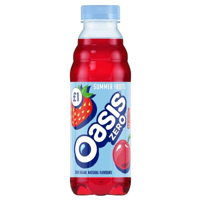 Oasis Summer Fruits Zero PET 500ml PM £1