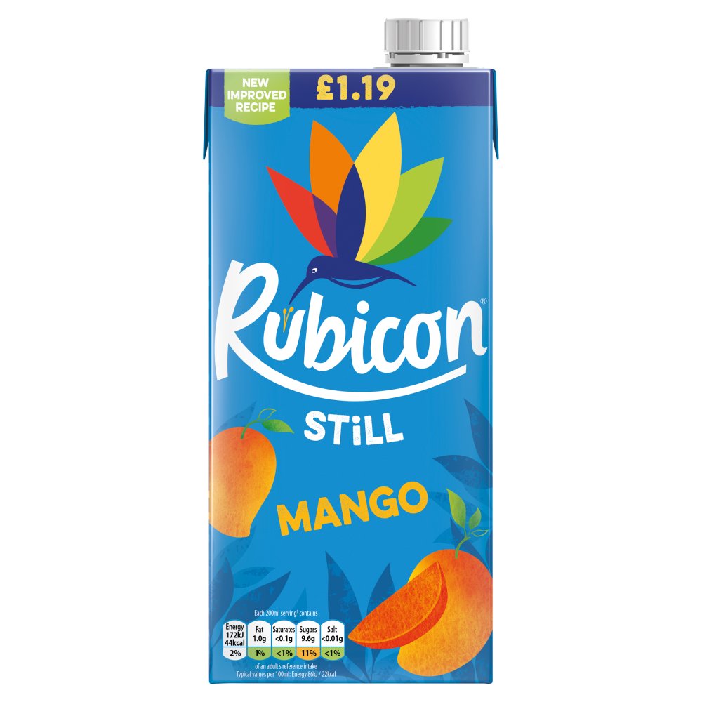 Rubicon 1L Mango PM £1.19