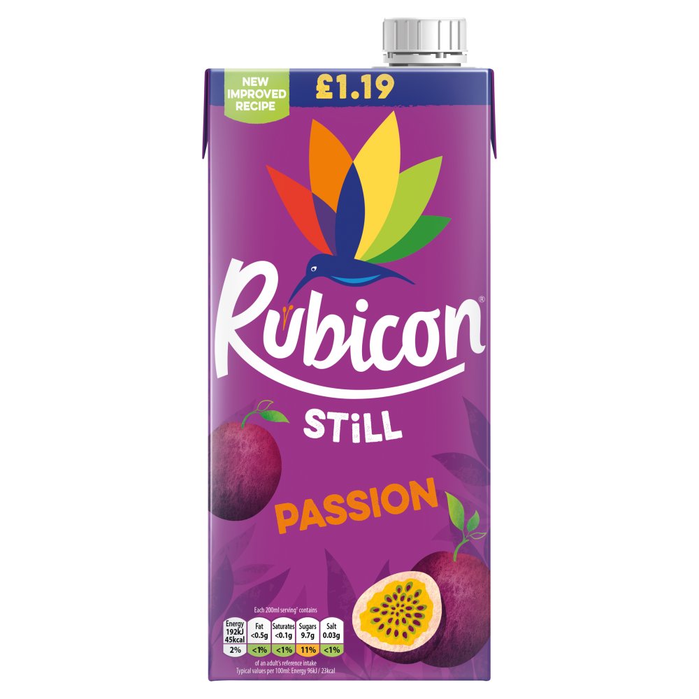 Rubicon 1L Passionfruit PM £1.19