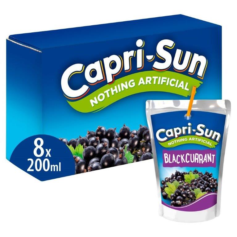 Capri-Sun 8pk Blackcurrant (8 x 200ml)