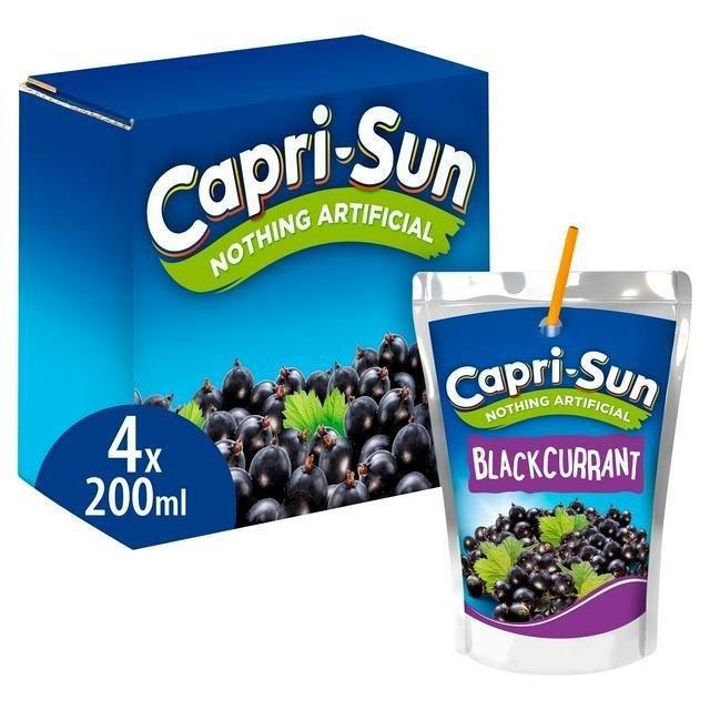 Capri-Sun 4pk Blackcurrant 200ml (4 x 200ml)