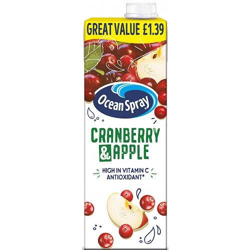 Ocean Spray Cranberry & Apple 1L PM £1.39