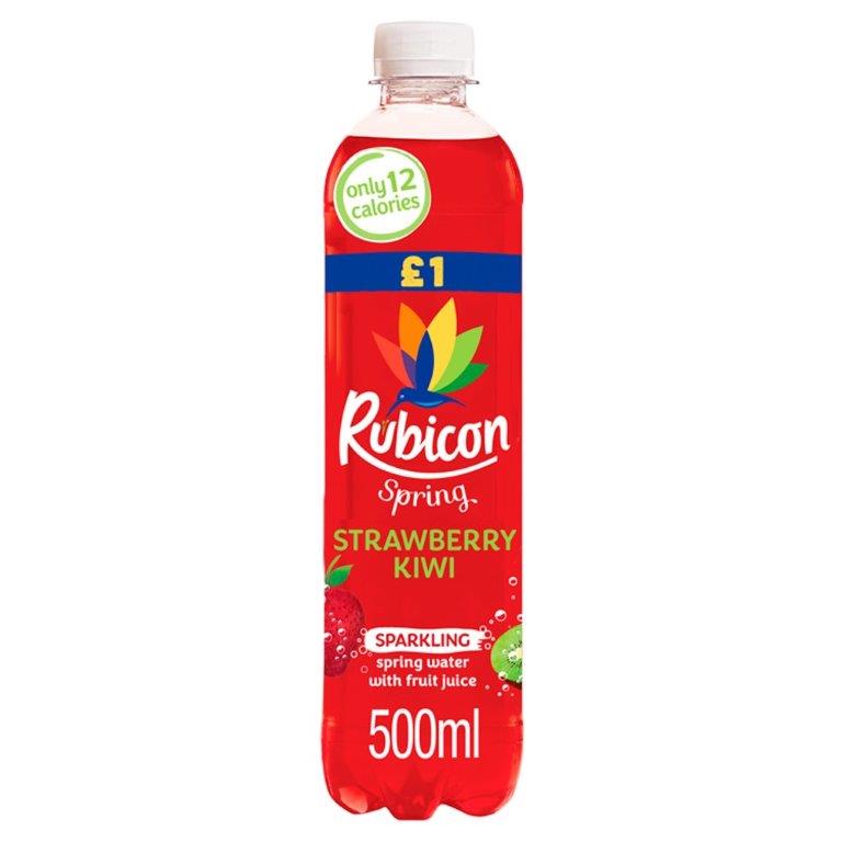 Rubicon Spring Kiwi & Strawberry 500ml PM £1 NEW