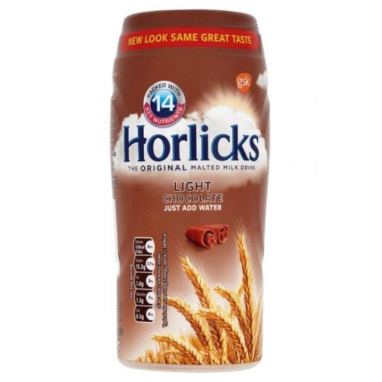 Horlicks Light Chocolate Malt Jar 500g