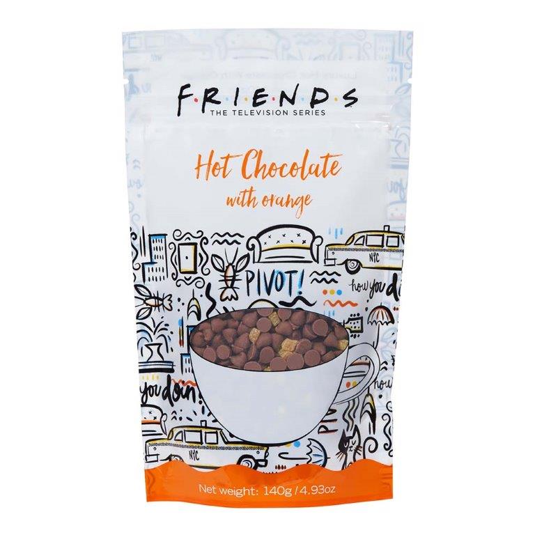 Friends Hot Chocolate Pouch With Orange 140g