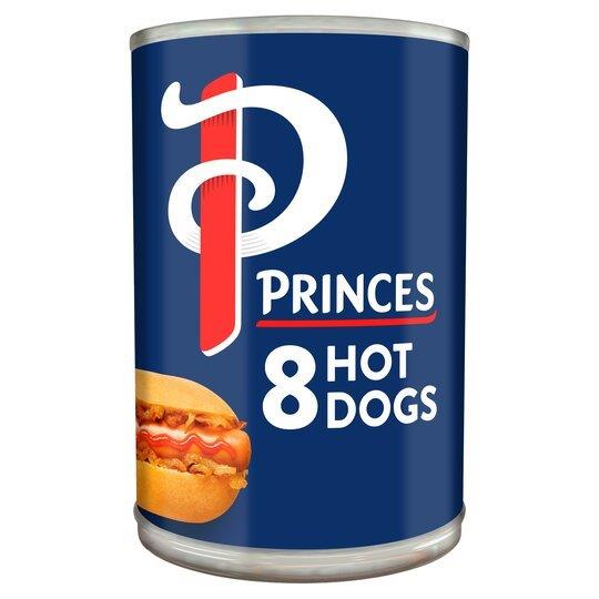 Princes Hot Dogs 8'S In Brine 400g