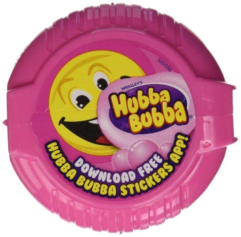 Hubba Bubba Bubble Tape Fancy Fruit Bubble Gum 56g