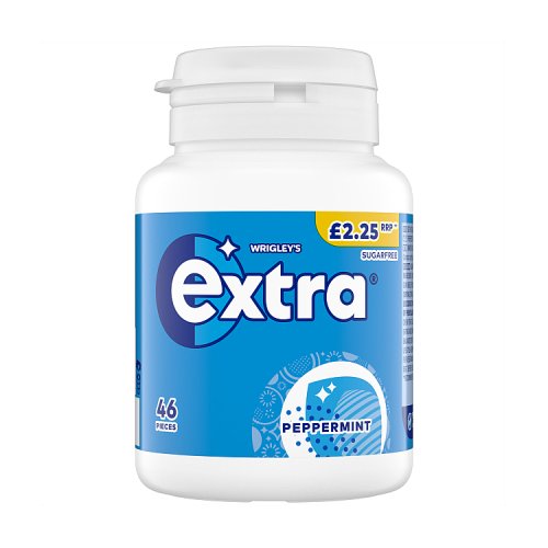 Wrigleys Extra Bottle 46s Peppermint S/F 64g PM £2.25