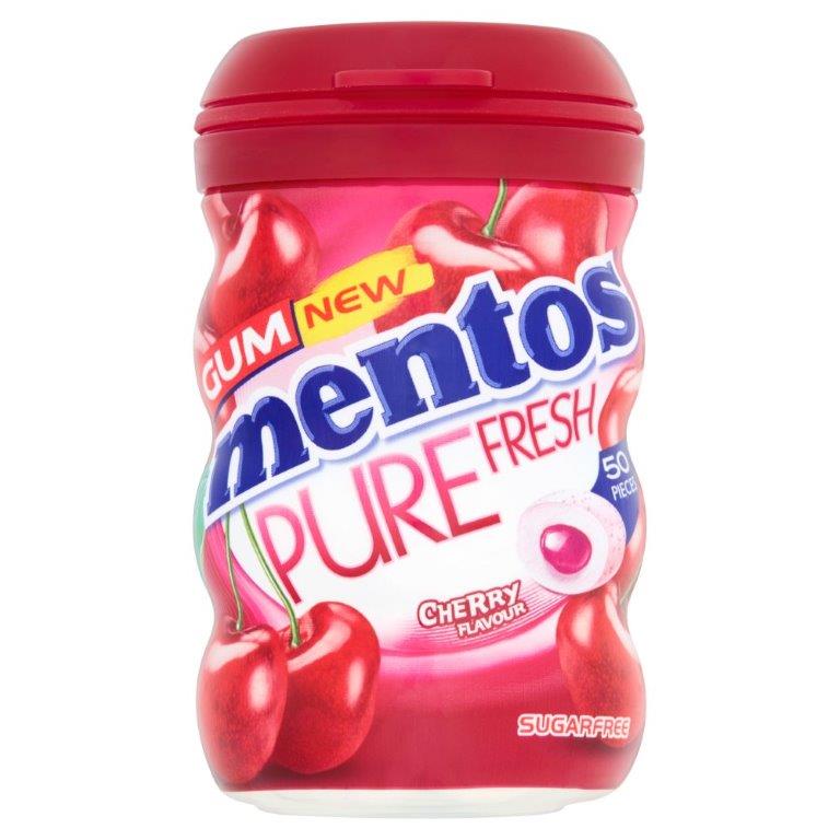 Mentos Pure Fresh Gum 50s Cherry 100g