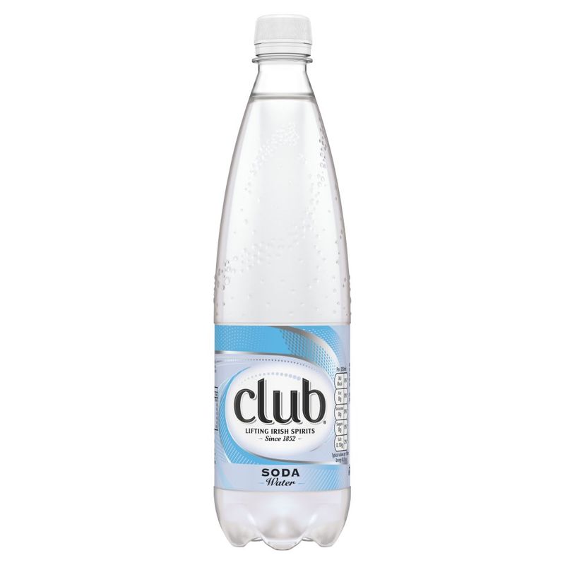 Club Soda Wtr PET 850ml