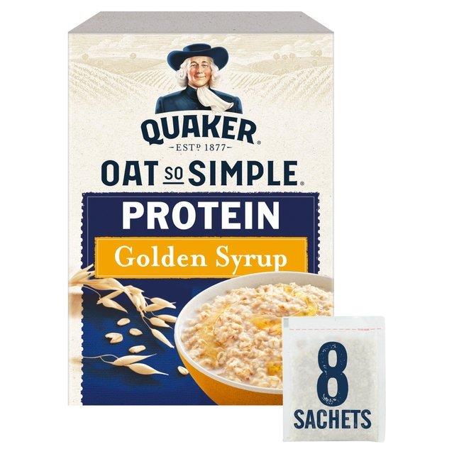 Quaker Oat So Simple Protein Golden Syrup 8pk (8 x 43g)