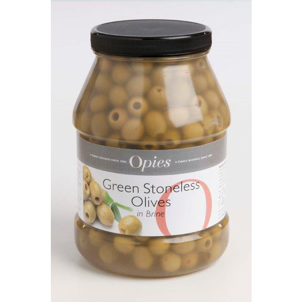 Opies Pitted Green Olives 2.37kg