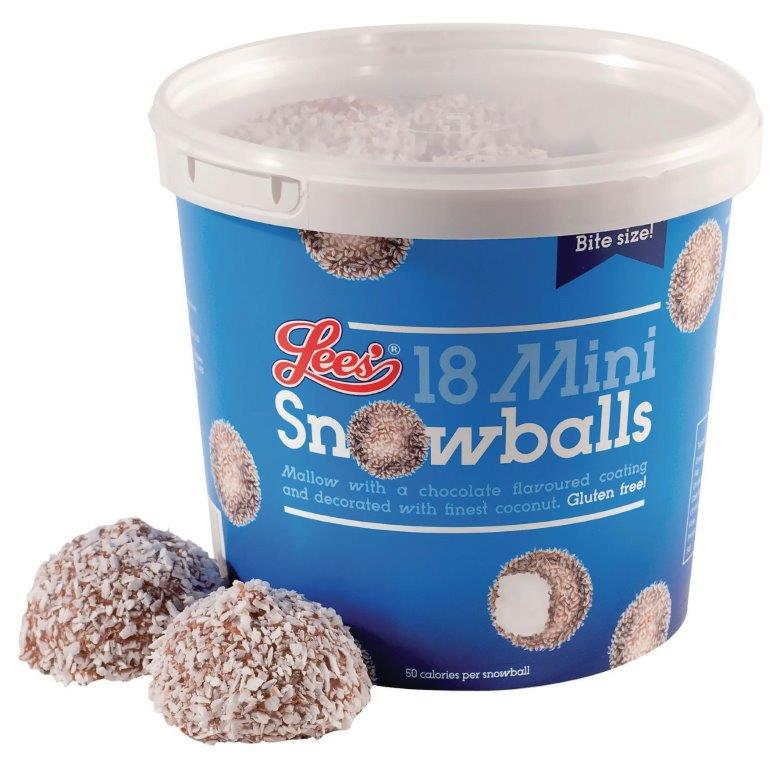 Lees Mini Snowballs Tub 18s 200g