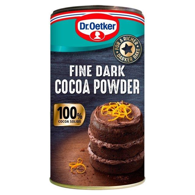 Dr. Oetker Fine Dark Choc Powder Tub 190g