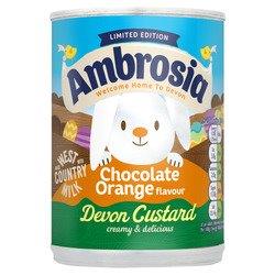 Ambrosia Can Chocolate Orange Custard 400g