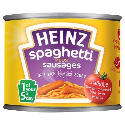 Heinz Spaghetti & Pork Sausages 200g
