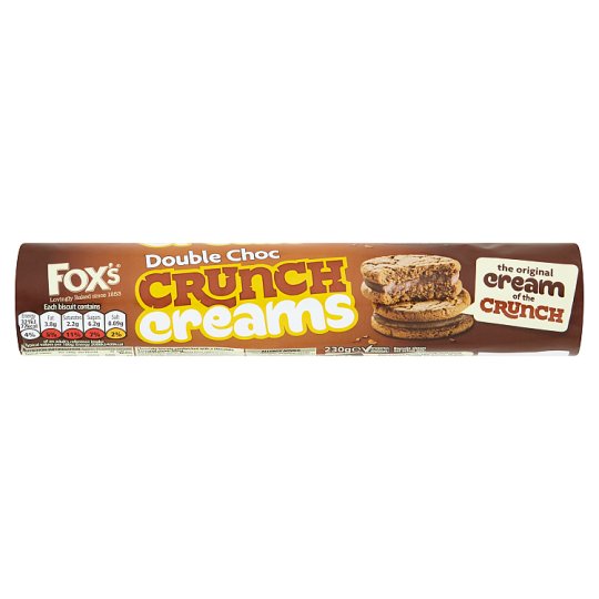 Foxs Creams Double Choc Crunch 230g
